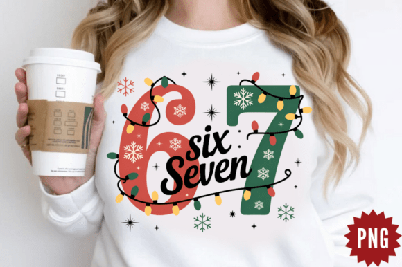 Download Funny Six Seven Meme Christmas PNG Desig - Christmas png Collection