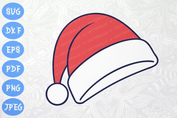 Download Classic Santa Hat SVG Christmas Crafts - Christmas crafts Collection