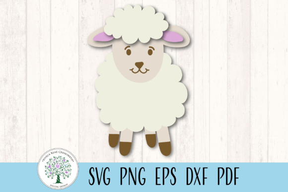 Download Little Lamb, Baby Sheep, Farm Animal SVG - Farm animal svg Collection