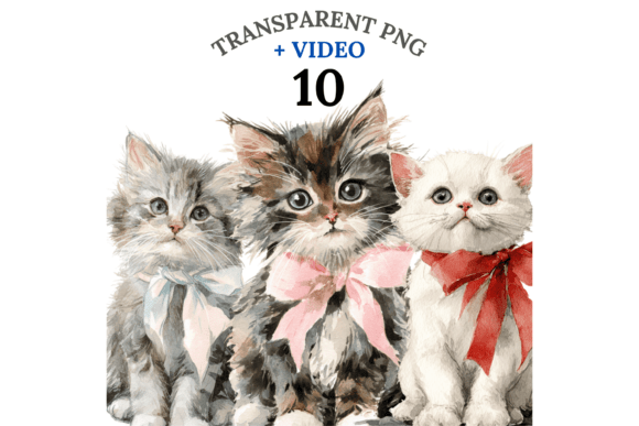 Download 10 Cat Clipart - Premium Bundle