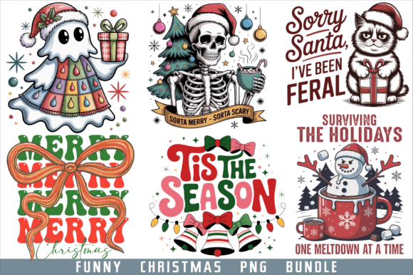 Download Funny Christmas PNG Bundle, Xmas Bundle - Christmas png Collection