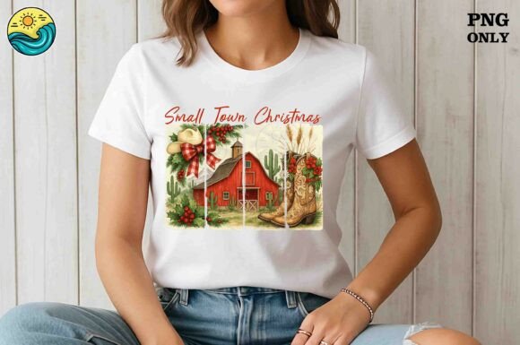 Download Western Small Town Christmas PNG - Christmas png Collection