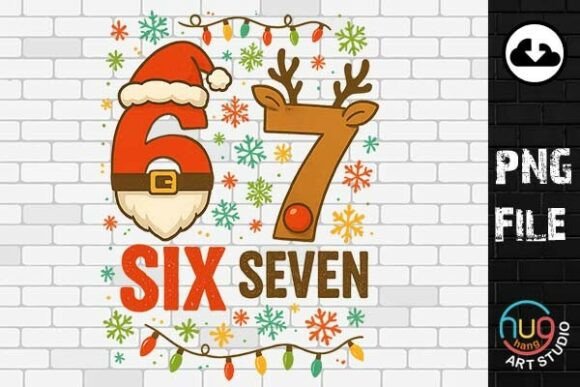 Download Funny Six Seven Meme Christmas Png - Christmas png Collection